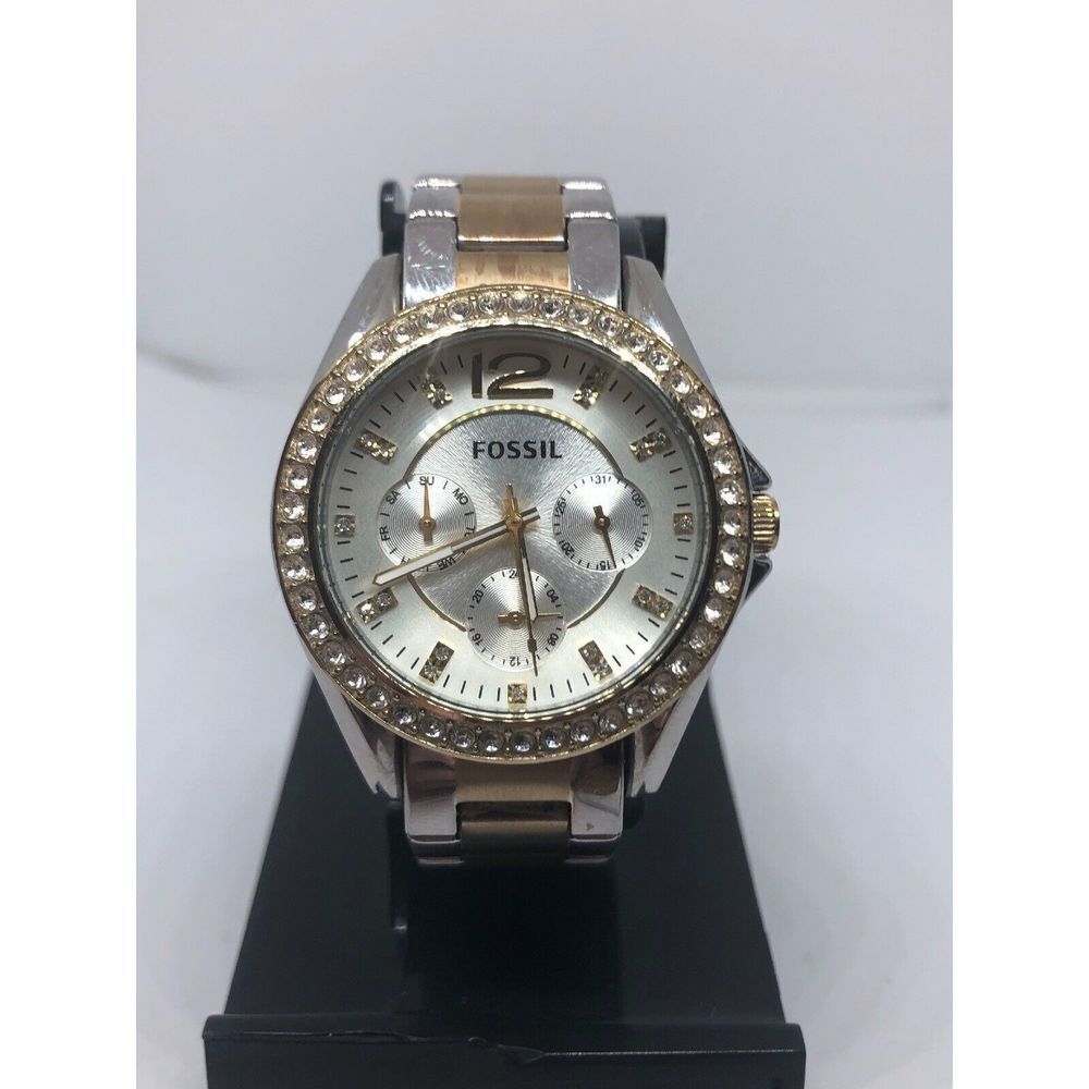 Fossil ES3204 Womens Stainless Steel Analog Silver Dial Quartz Wrist Watch RK311